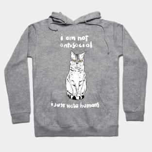 not social Hoodie